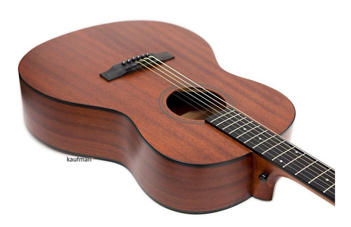 Imagen 3 de 9 de Guitarra Electroacústica Danwood Caoba Con Afinador Y Ecual.