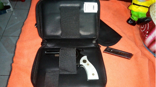 Funda De Piel Para Pistolas Escuadras  Calibre 22 380 25 32