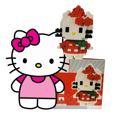 Bloques Armables 3d De Hello Kitty