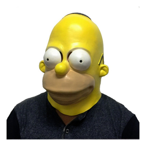 Máscara De Halloween De Los Simpson
