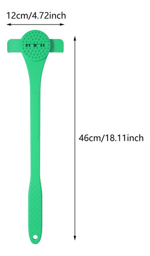 Afeitadora De Espalda Mango Largo Ergonómico Fácil Verde