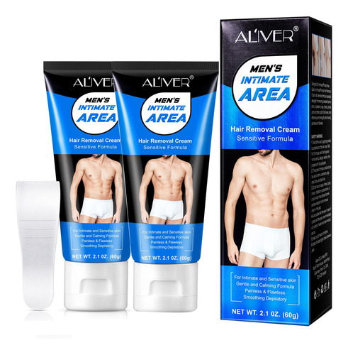 2 Unidades De Crema De Depilacion Intima/privada Para Hombre