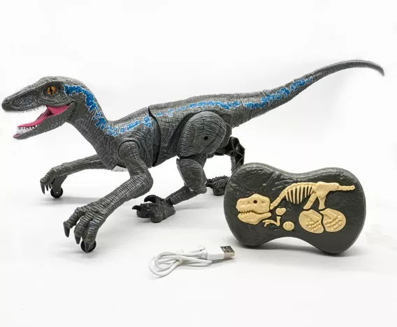 Dinosaurio Juguete De Control Remoto Jurásico Velociraptor