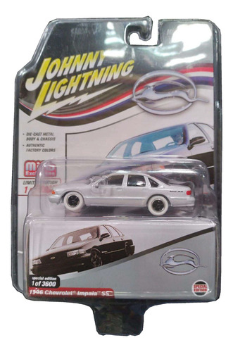 Johnny Lightning 1996 Chevrolet Impala Ss Chase Blanco