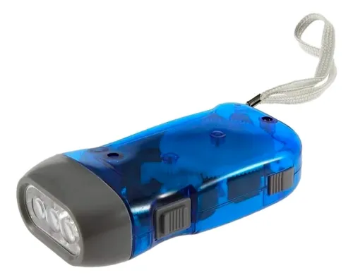 Linterna Manual Con Dinamo Sin Pilas Ni Cables Hogar Camping