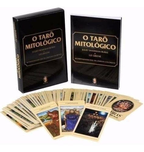 Livro Tarô Mitológico-baralho Com 78 Lâminas Coloridas+livro