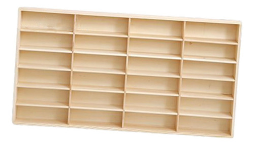 Caja Divisoria De Almacenamiento De Madera, 24 Cuadrícula