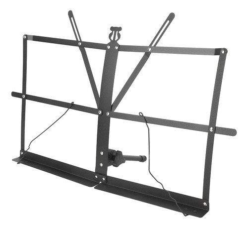 Soporte De Escritorio Para Música, Plegable, De Chapa Metáli
