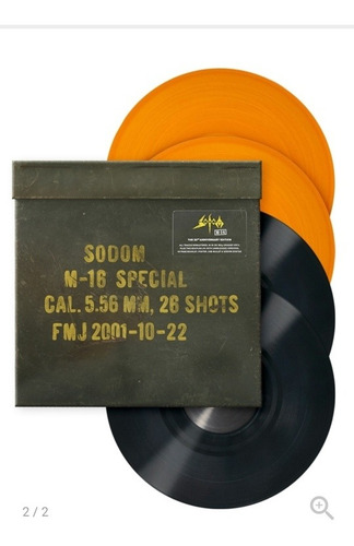 Imagem 3 de 5 de Box Lp Sodom M16 Deluxe 4lps Limitado Imp Frete Gratis