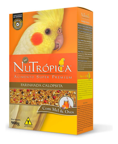 Nutropica Farinhada Com Mel E Ovos Para Calopsita 900g