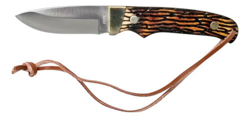 Navaja Cuchillo Caza Uncle Henry Ph2ncp Con Funda Café