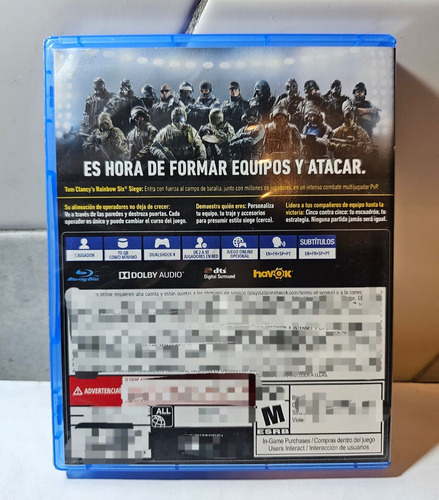 Rainbow Six Siege Deluxe Edition Ps4 Impecable Mastermarket (Reacondicionado)