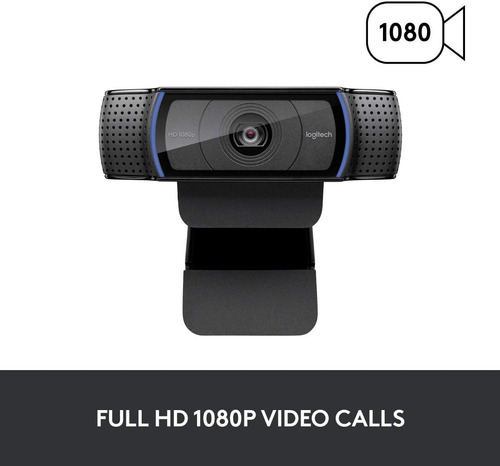 Cámara Web Logitech C920e Full Hd 30fps Color Negro