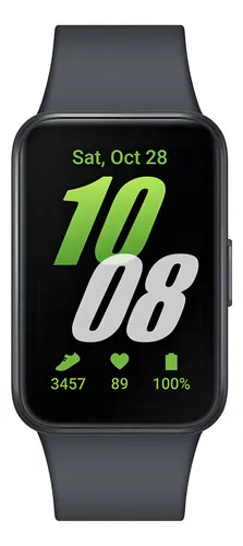 Samsung Galaxy Fit 3 Sport Smartwatch Infantil Gris, Pantalla AMOLED 1.6", Carga Rápida, Resistente al Agua 5 ATM
