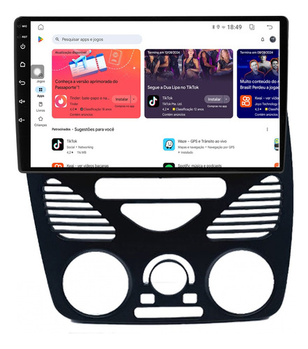 Multimidia Palio G2 9p Adak G2 Android Carplay 2gb 64gb