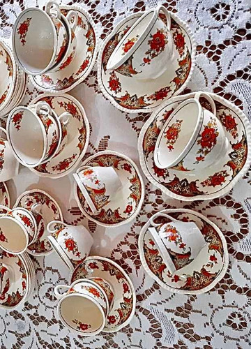 Imagen 8 de 11 de Vajilla De Loza Inglesa Woods Ivory Ware 80 Piezas