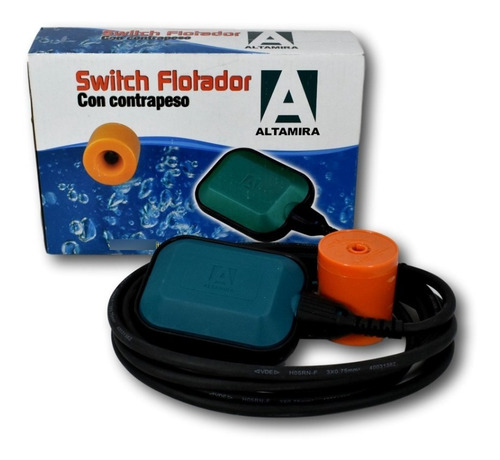 Switch Flotador Altamira 10 Metros Cable Flotador-alt10