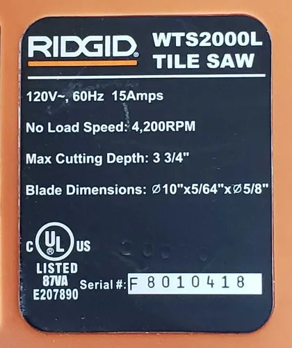 Wts2000l on sale