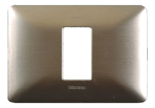 Placa 1 Puesto Metal Alum. Champagne Matix Bticino Am503m1ch