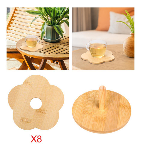 Palabas De Mesa Con Almohadillas De La Forma De 8pcs Y 12 Cm