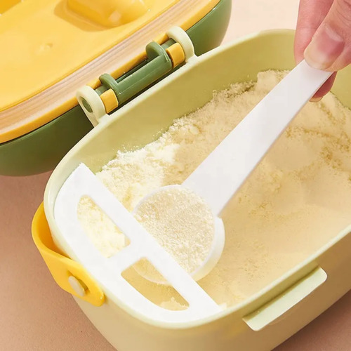 Contenedor Dosificador Leche En Polvo Multiuso 400 Ml Chufi Verde