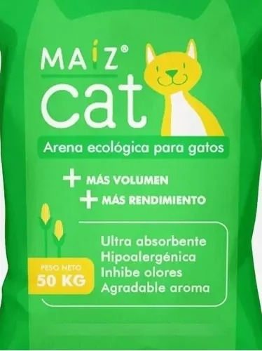 Maíz Cat 50kg Arena Ecológica