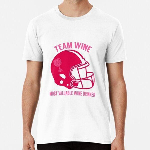 Remera Red Wine Winelover Football Winelover Algodon Premium