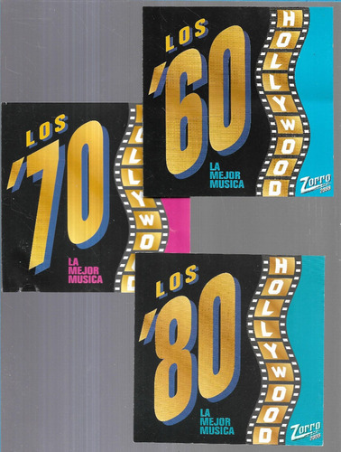Banda Sonora Hollywood Album Los 60 Los 70 Los 80 Trilogia