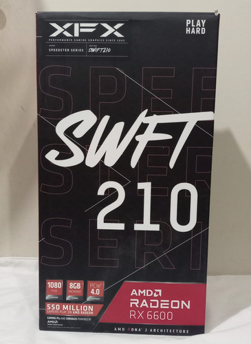 Placa De Video Rx 6600 8gb Xfx Swtf 210 (Usado)