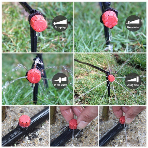 Imagem 3 de 3 de Kit Irrigação Completo Para 10 Vasos Jardim Ou Horta