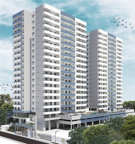 Imagem 9 de 18 de Apartamento À Venda, 3 Quartos, 2 Suítes, 1 Vaga, Ocian - Praia Grande/sp - 112