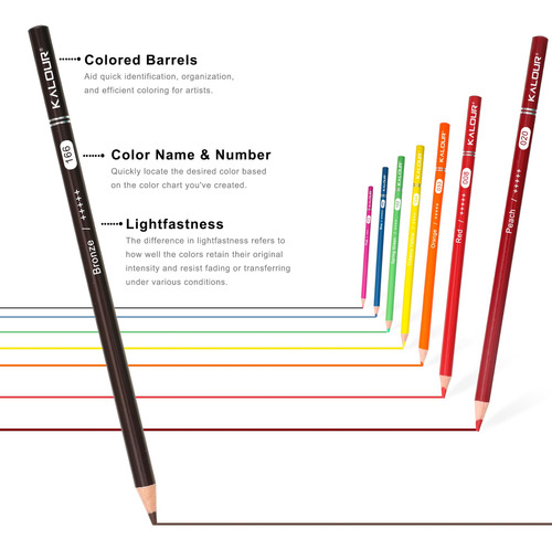 Lápices De Colores Profesionales 520 Colores Núcleo Suave