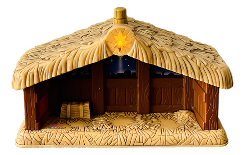 Little People Nacimiento Musical 2002 Con 12 Figuras (Usado)