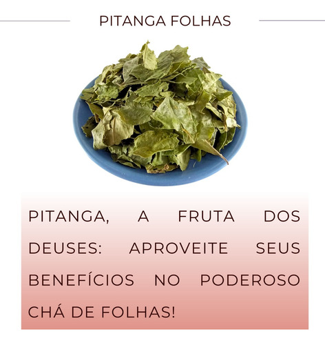 Chá Folhas De Pitanga - Pitangueira-do-campo Legitimo