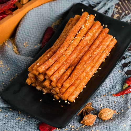 Yuan Shi Latiao, Tiras De Gluten Picantes, Tiras Picantes De