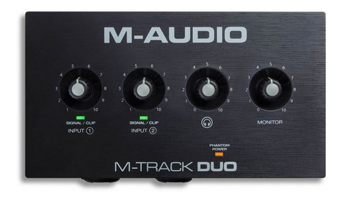 Interface de áudio M-Audio Mtrack Duo