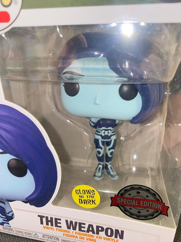 Funko Pop The Weapon Glow In The Dark Halo Special Cortana (Usado)