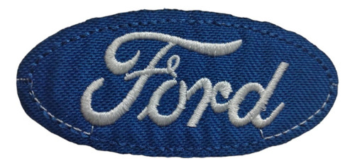 Aplique Auto Parche Termoadhesivo Ovalo Ford Retro