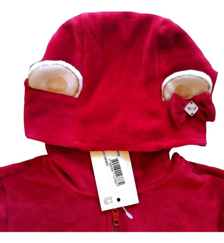 Imagem 3 de 6 de Conjunto Plush Para Bebês Ursinha Vermelha