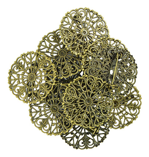 6 X 10pcs Configuración De Broche Bandejas Cabujón En
