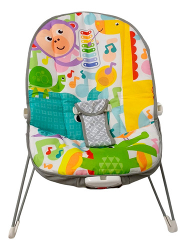 Silla Mecedora Para Bebé Con Vibración Y Sonajeros 11 Kg Color Multicolor