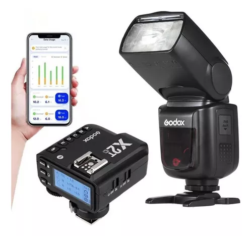 Godox 2X TT600 Flash de alta velocidad 2.4G GN60 Flash Speedlite