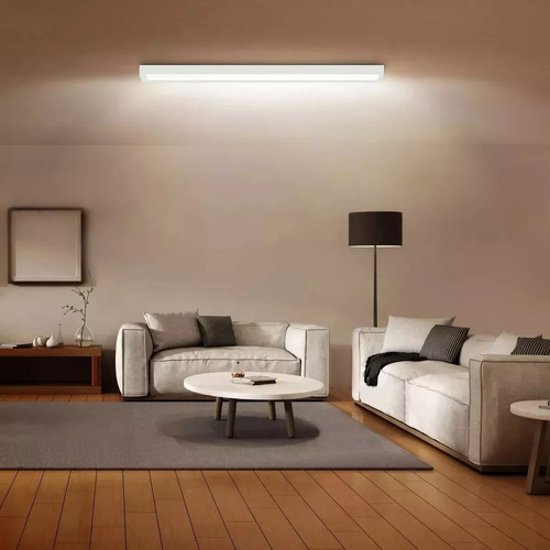 Foco Panel Led 48w Plafón 120x30 Cm Sobrepuesto Luz Cálida 3000K 220v Demasled