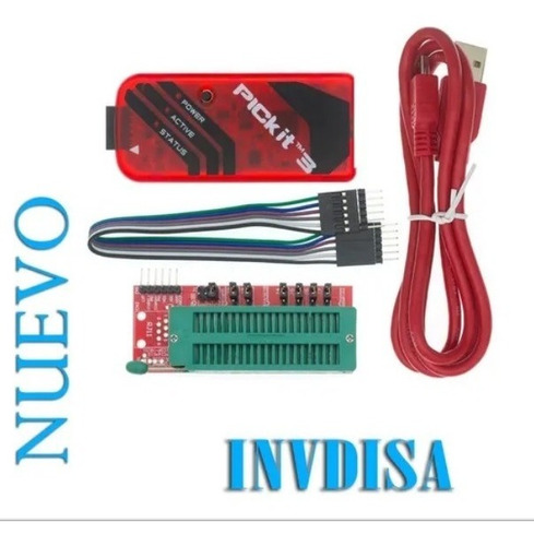 Programador Pic Pickit3 Dspic Pickit 3 - Facturado - Nu E Vo (Usado)