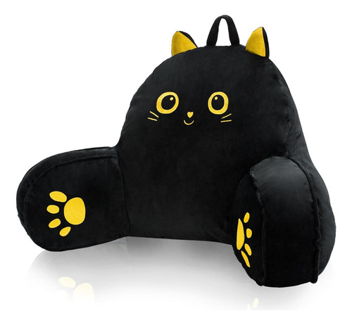 Qcats Almohada De Lectura Con Respaldo Y Soporte Para Brazos