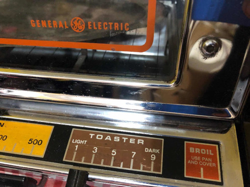 Horno Tostadora General Electric Impecable Año 78 Vintage