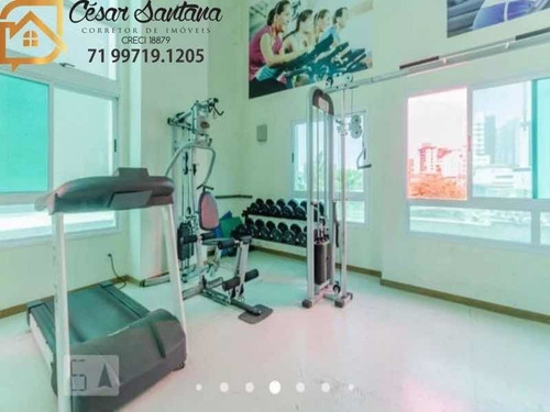 Imagem 11 de 19 de Alugo Apartamento Nascente Mobiliado 1/4 Varanda Gourmet Vista Mar - Itaigara