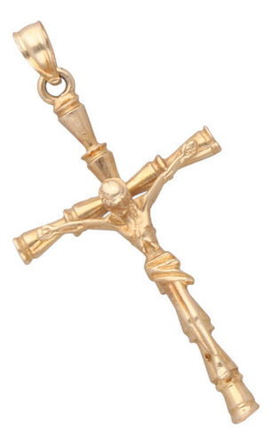 Dije De Cruz De 14k Oro Amarillo, 2.4 Gramos