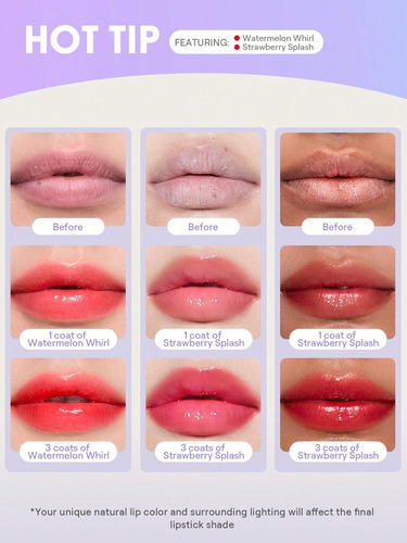 Sheglam Hydra Jelly Pocket Lip Set Completo Labial Gloss
