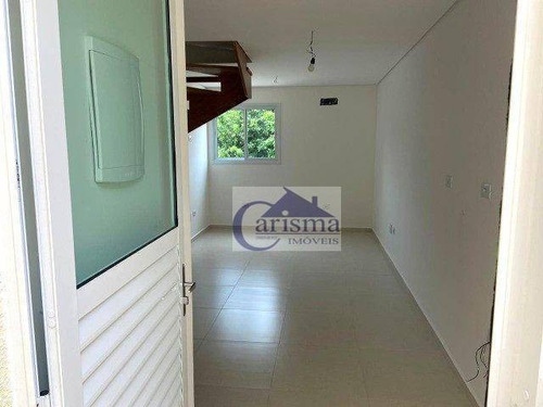 Imagem 3 de 8 de Cobertura Com 2 Dormitórios À Venda, 76 M² Por R$ 315.000,00 - Vila América - Santo André/sp - Co0208